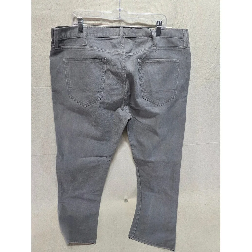 Arizona Jean Co Mens Gray Straight Leg Denim Pants 40x32 100% Cotton 523-4480N